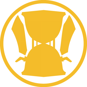 Hourglass Brewing Yellow Coin Logo