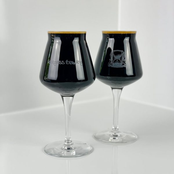 Hourglass Brewing teku glasses