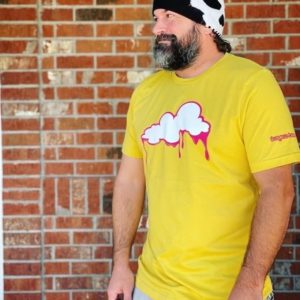 Hourglass Brewing Juicy Cloud Aura yellow beer shirt