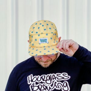Hourglass Brewing 5 Panel Hat (Yellow)